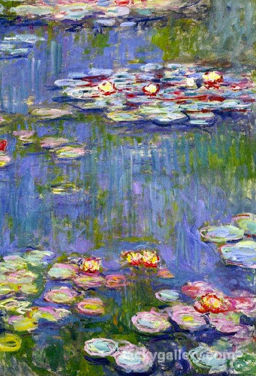 Water Lilies,details by Claude Monet paintings reproduction